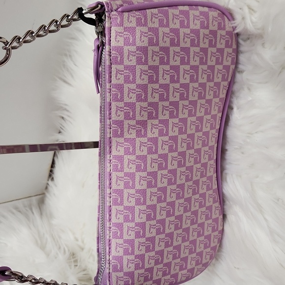 💜🔹️Juicy Couture🔹️ violet tulle fashionista shoulder bag + wallet Bundle Set - Picture 7 of 10